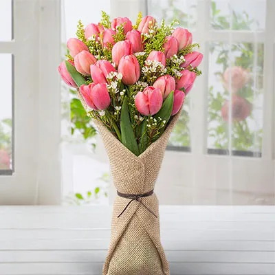 21 Fresh pink Tulips - Product image