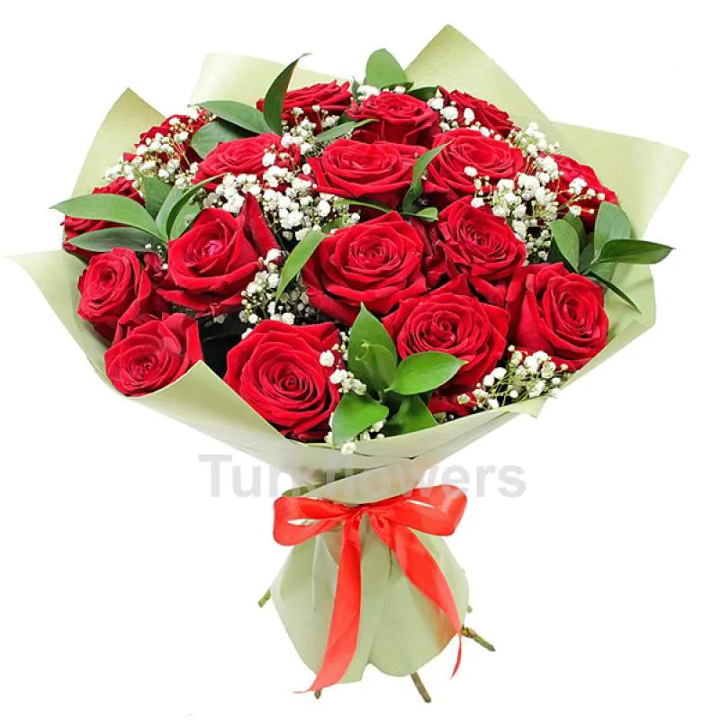 21 Red roses