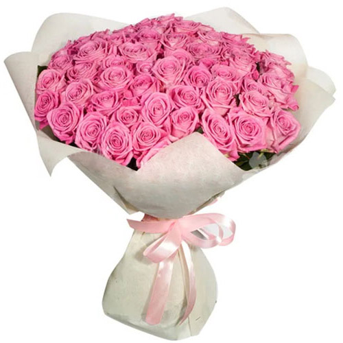 51 Pink roses Bouquet - Product image