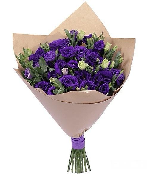 Royal Charm – Purple Lisianthus Bouquet - Product image