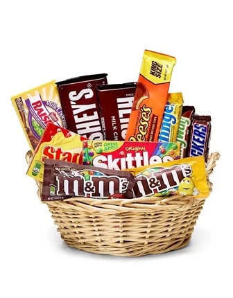 Sweet Treats Candy & Chocolate Basket - Product image