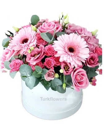 Pink Elegance Flower Box - Product image