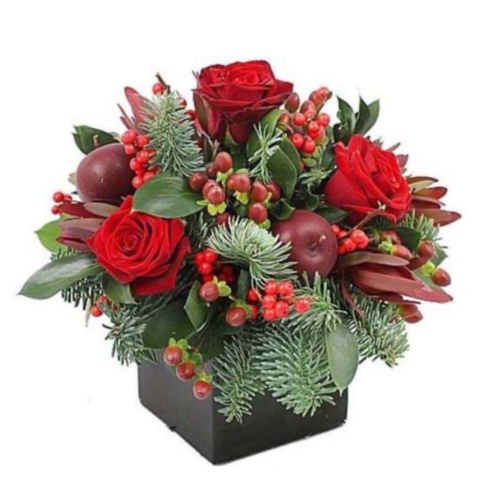 New Year flowers in Box - Product image