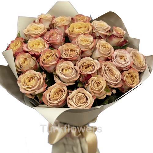 25 Cappuccino roses - Product image