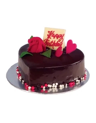 Pastel de cumpleaños en forma de corazón - Product image