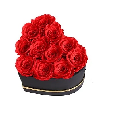 Heart Red Long Lasting Roses - Product image