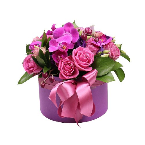 Pink Flowers Box - Product image