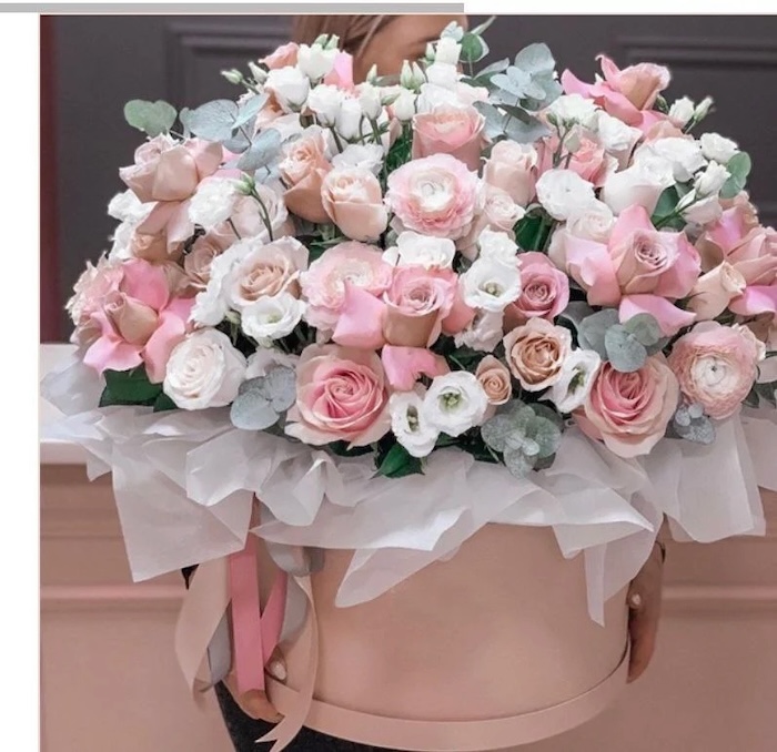 Rosa grande y blanco - Product image