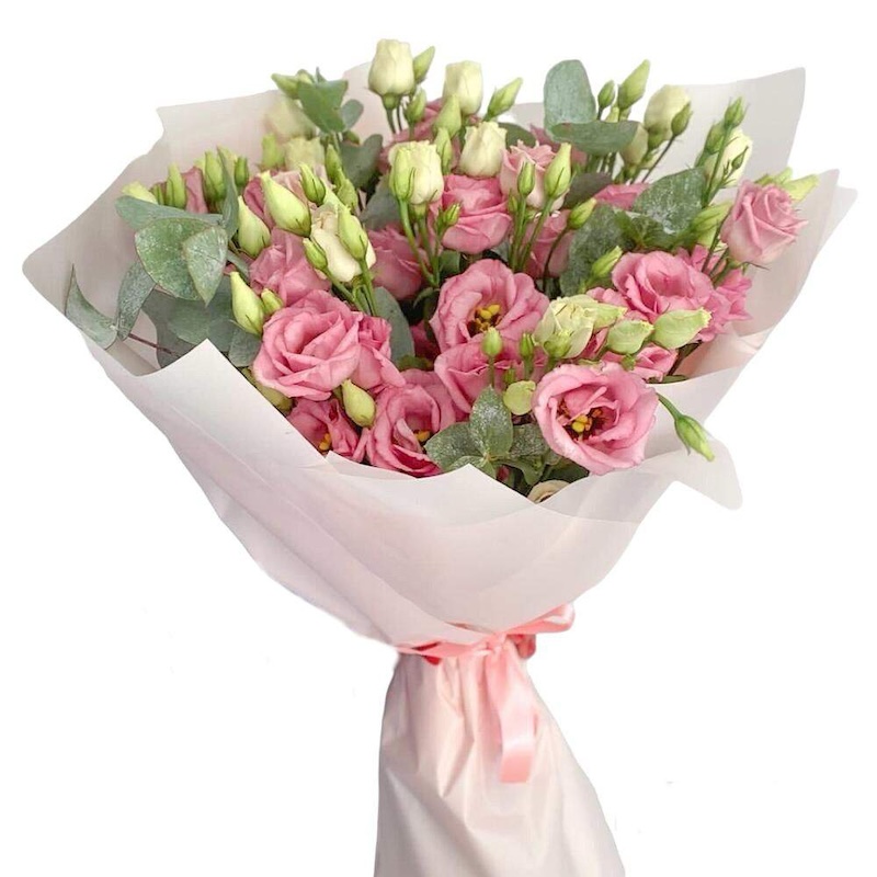 Pink Lisianthus Bouquet - Product image