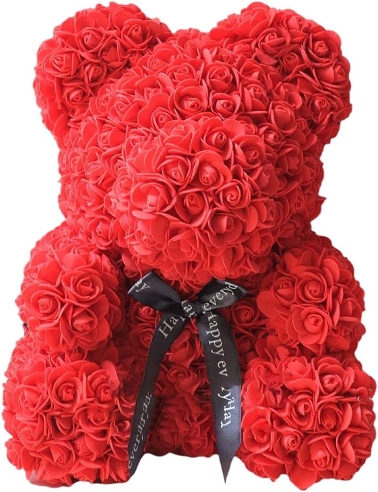 40 cm Red Roses Teddy Bear (Only Istanbul) - Gallery image