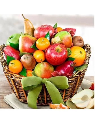 Happy Birthday Gourmet Fruit Basket - Product image