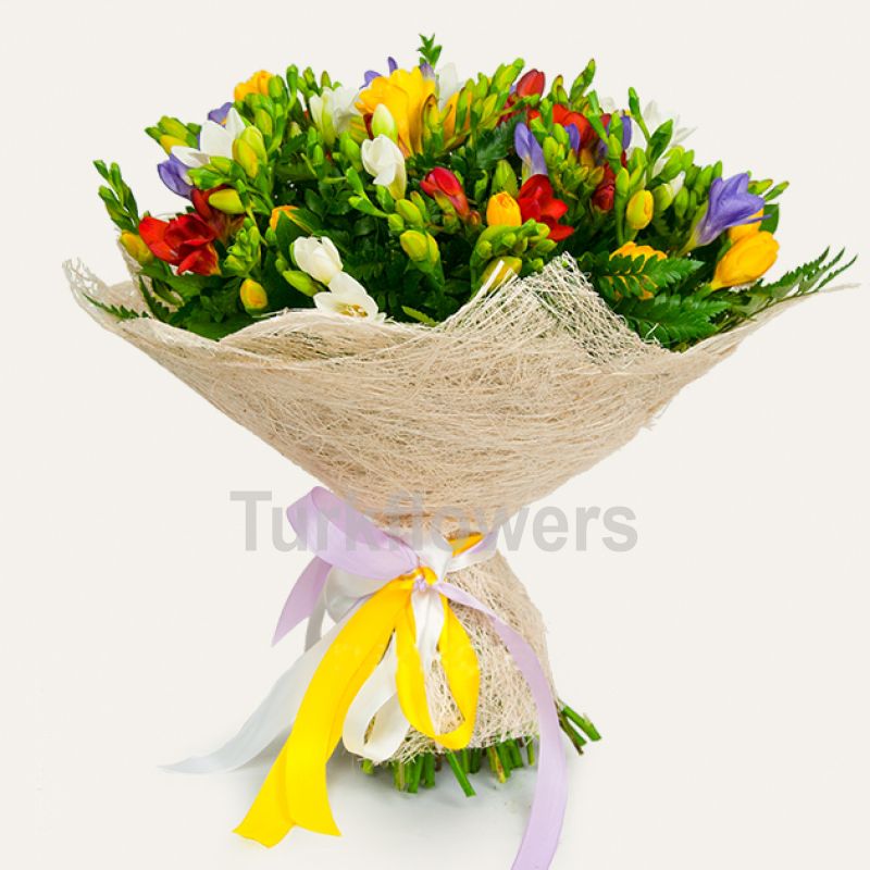 Colorful freesia bouquet - Product image