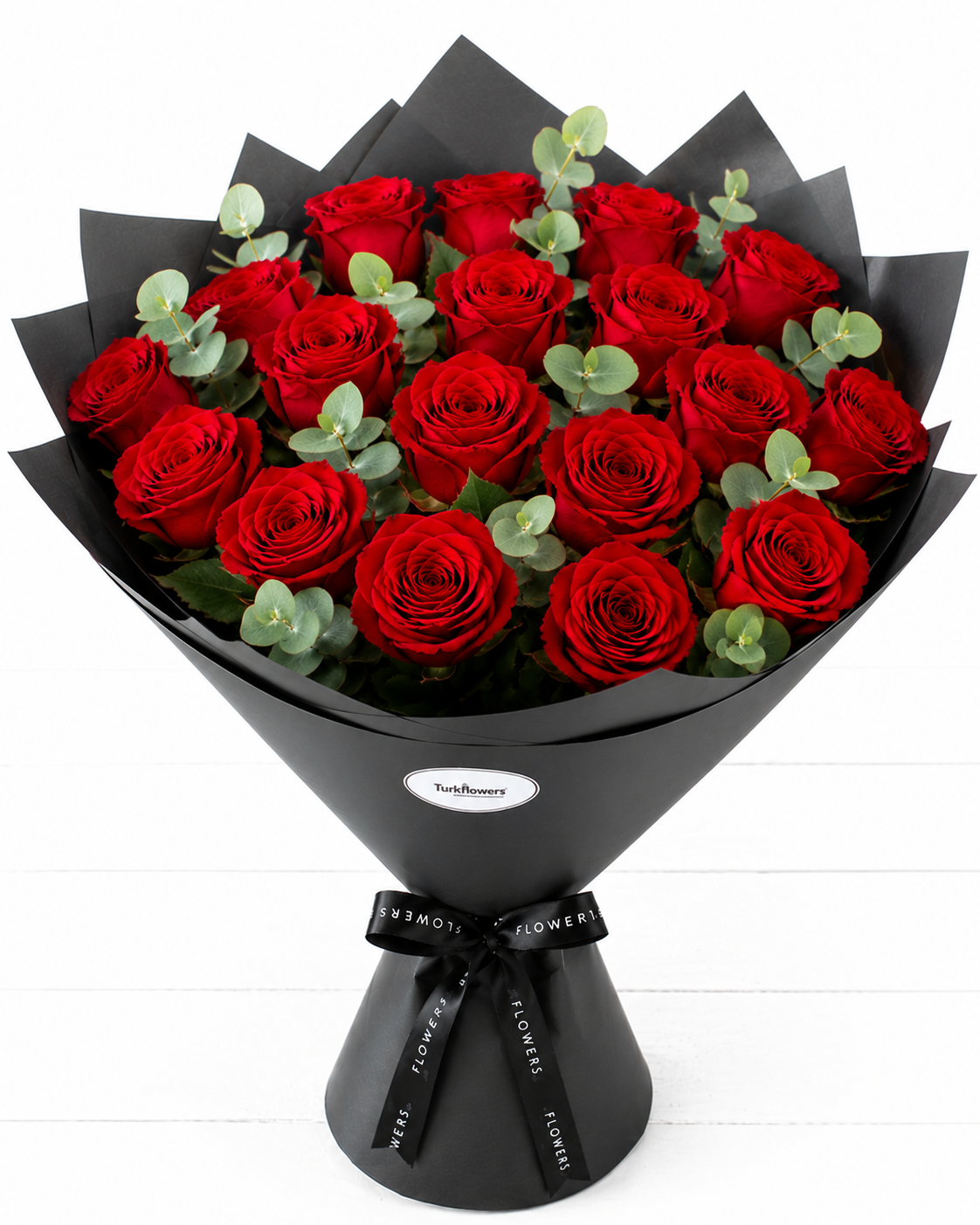 Classic Beauty - Red Roses Bouquet - Gallery image
