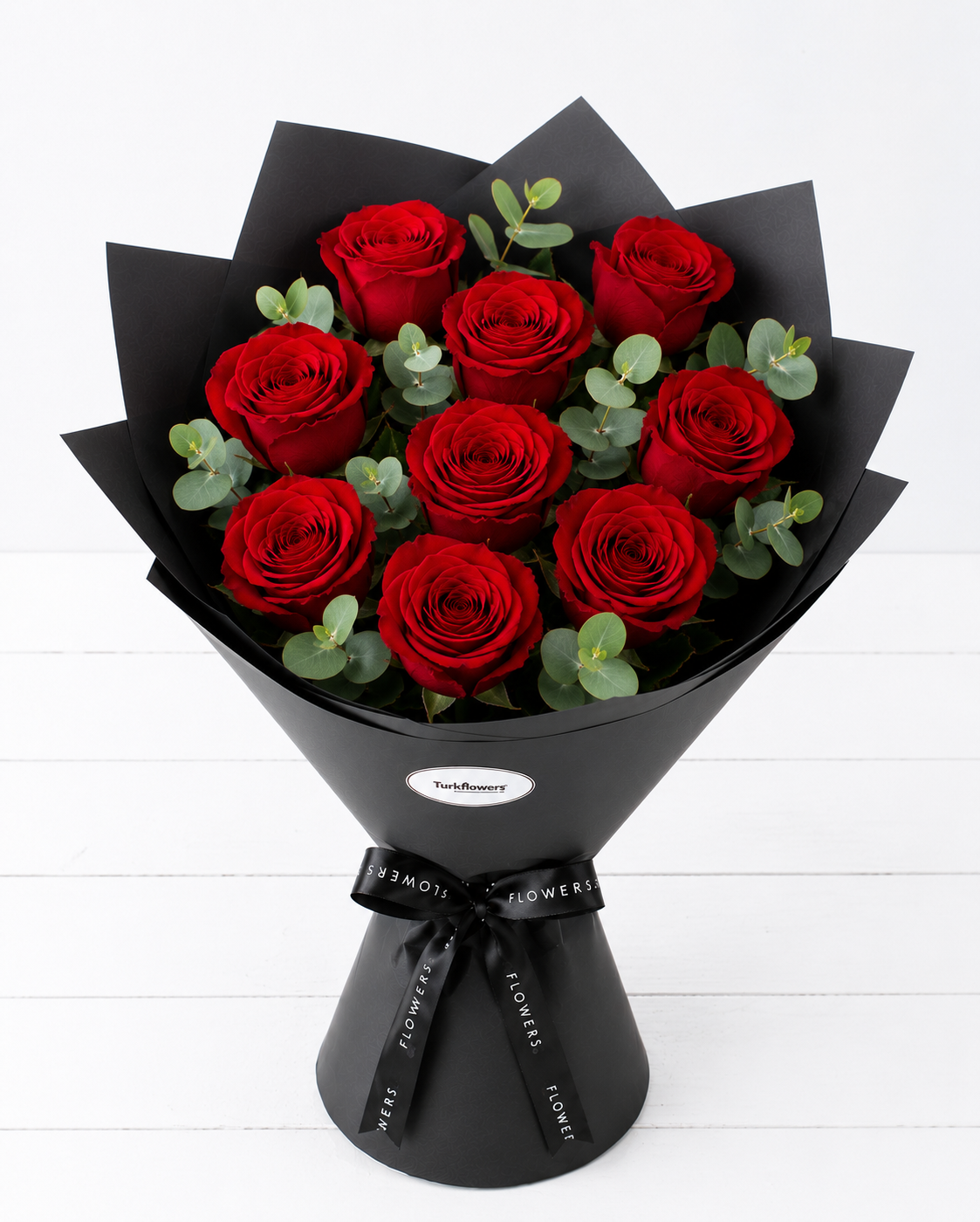 Classic Beauty - Red Roses Bouquet - Gallery image