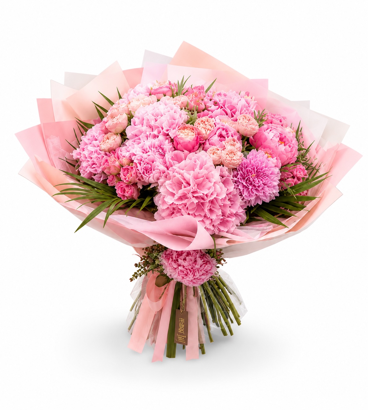 Anastasia Blooms, Tulips & Pink Roses - Product image