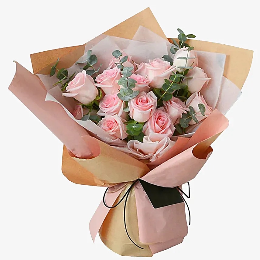 15 pink roses - izmir