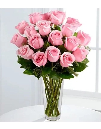 18 The Long Stem Pink Rose Bouquet - Bilecik