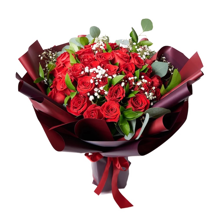 36 Red roses - Rosas