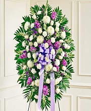lavender-&-white-standing-spray