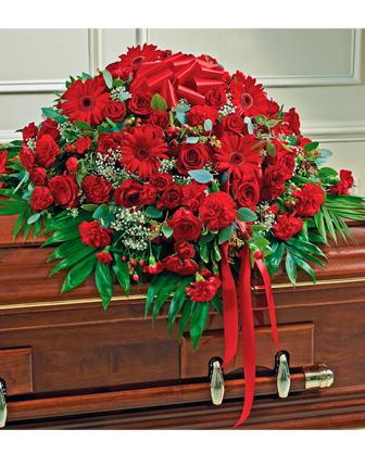 red-mixed-half-casket-cover