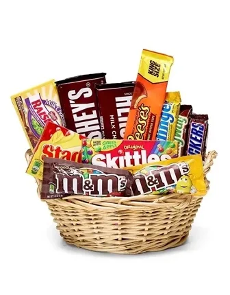 Sweet Treats Candy & Chocolate Basket - Flower delivery in Turkey