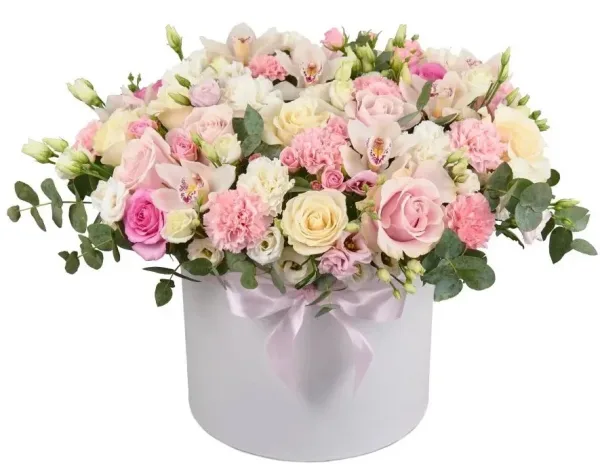 Orchids and pastel flowers - Flower delivery in Turkey