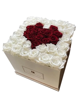 red-heart-white-preserved-roses