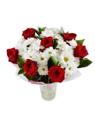 chrysanthemum-daisy-white-and-roses