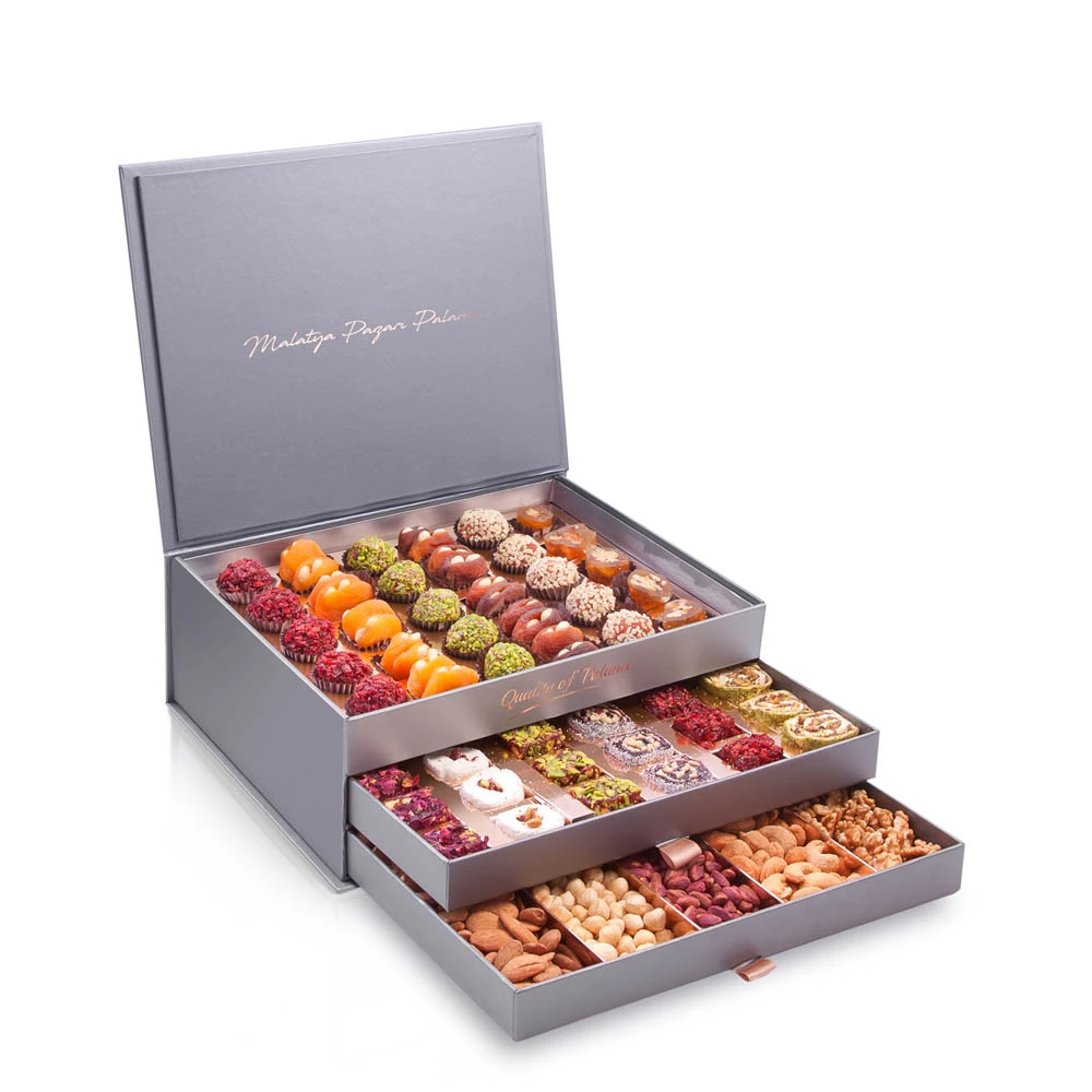 Turkish Delight and nuts box - Regalos y flores