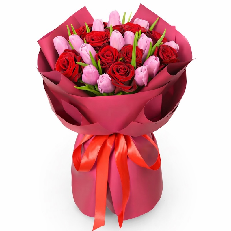 Cherry Night bouquet - Flower delivery in Turkey