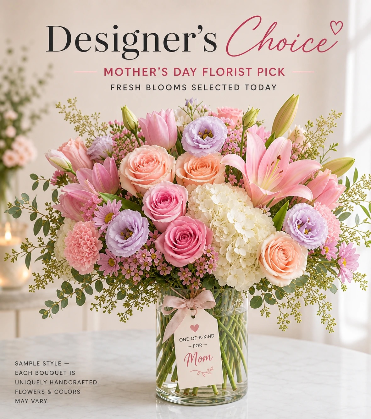 Mothers Day Designer Choice - Цветы ко Дню матери